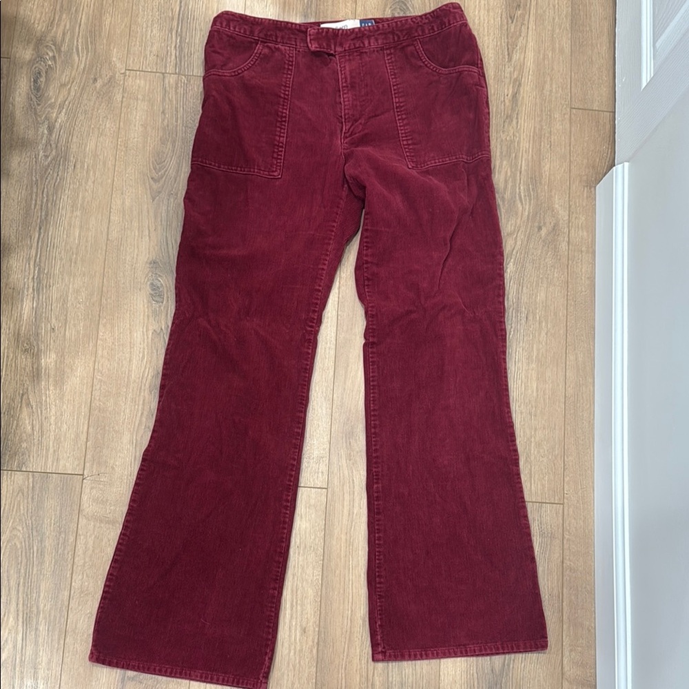 GAP Red Corduroy Pants size 10
